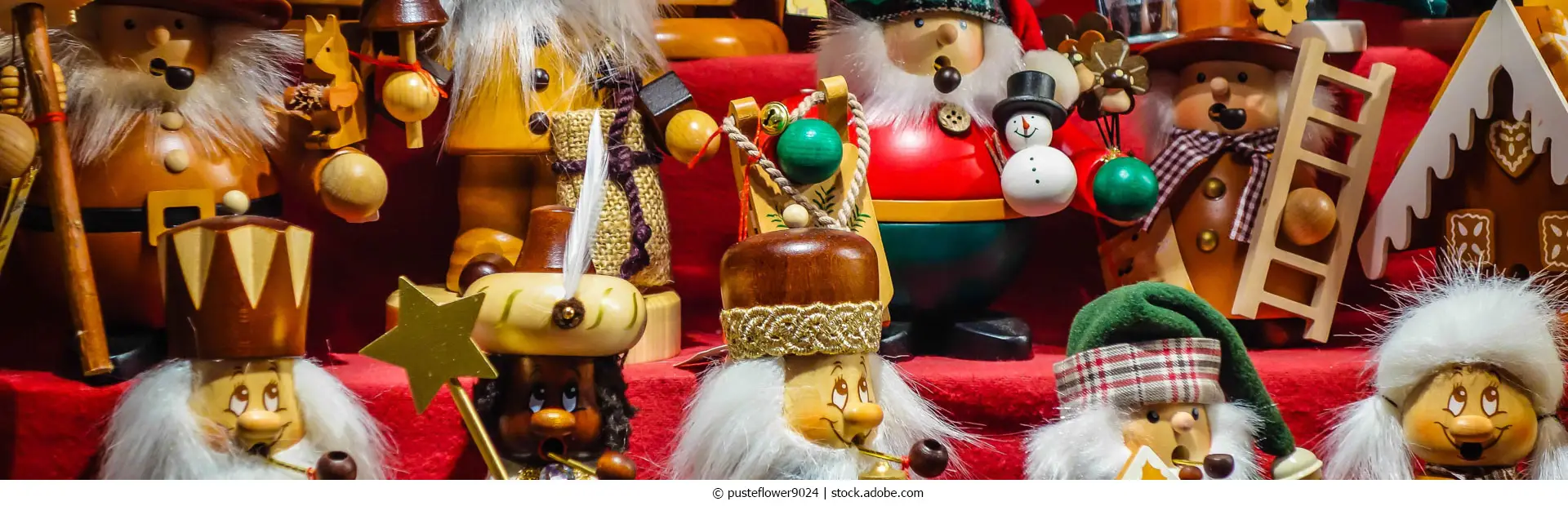 Räuchermännchen auf Weihnachtsmarkt
