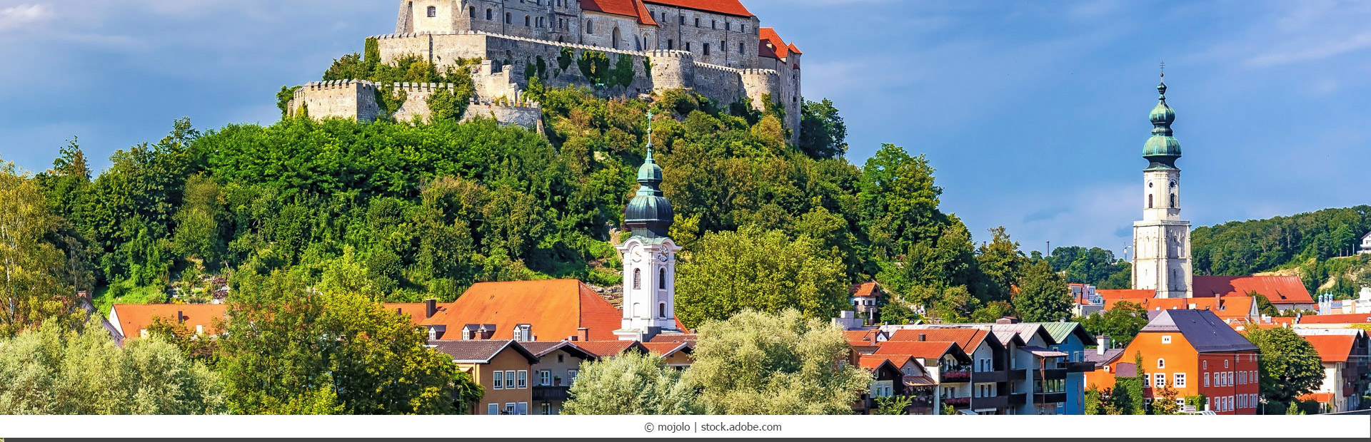 Burg zu Burghausen an der Salzach, Oberbayern