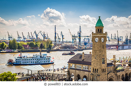 Hamburg Hafenuhr