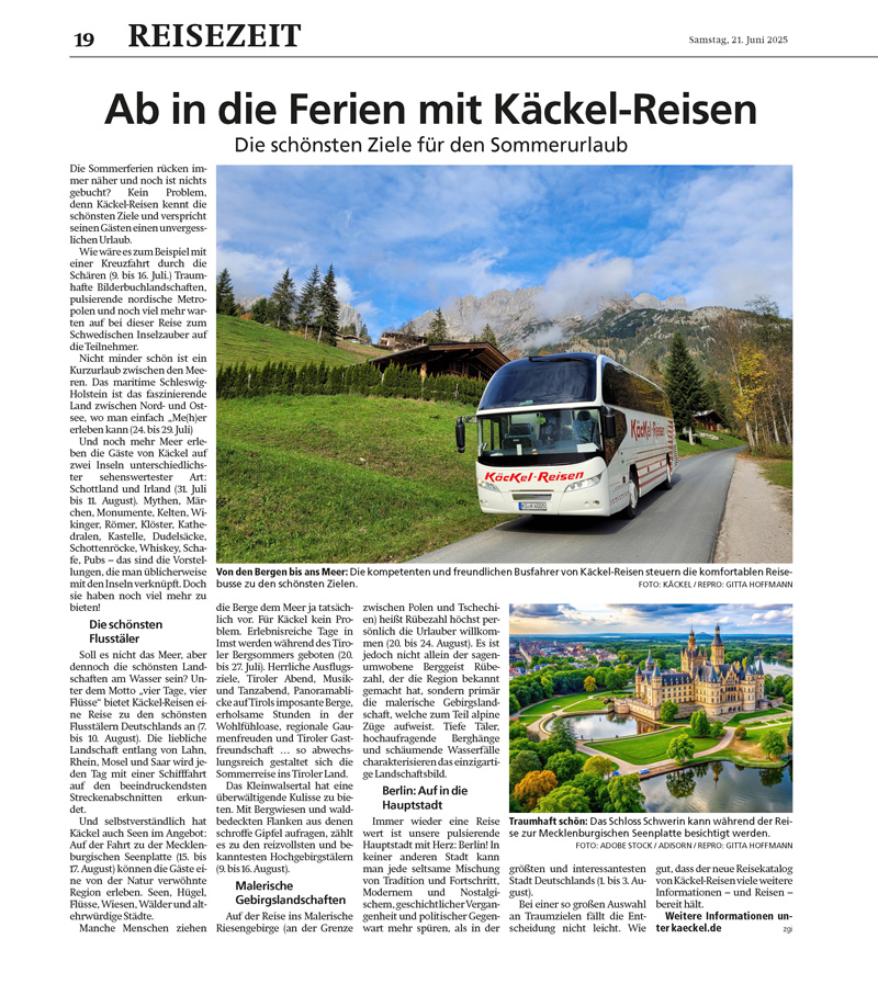 PM 6-2025 Ab in die Ferien mit Käckel-Reisen