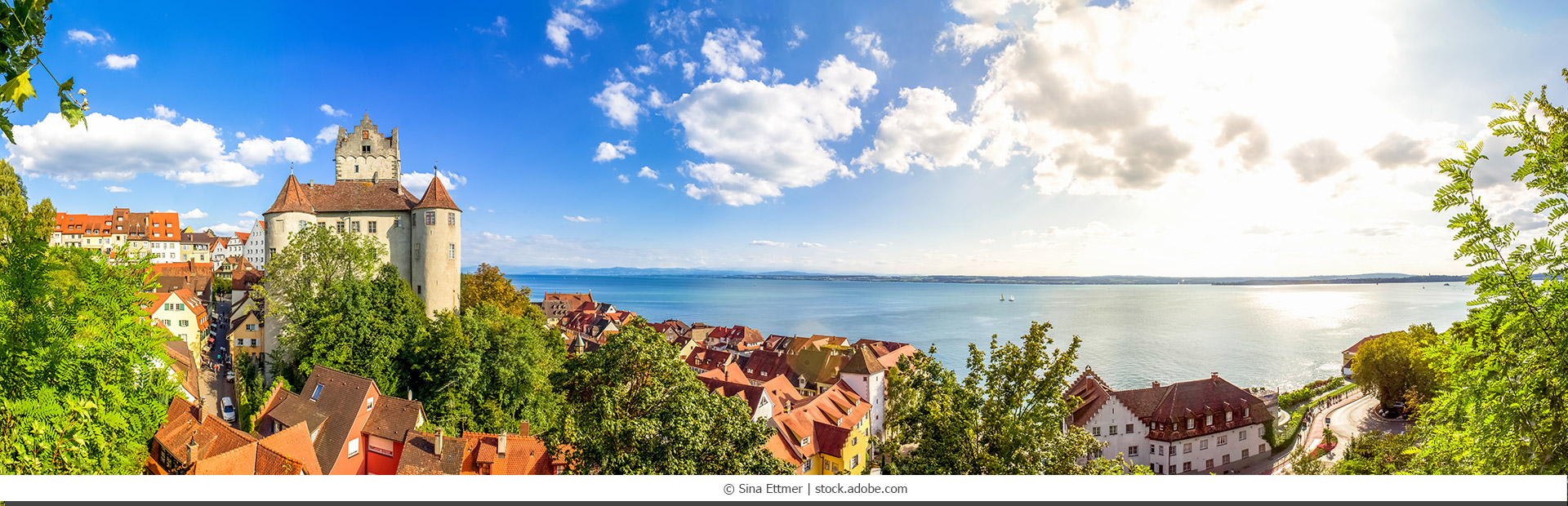 Meersburg, Bodensee, Panorama